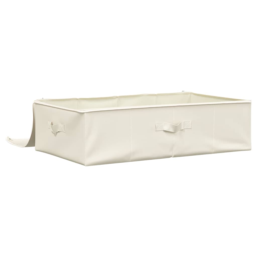 vidaXL Storage Boxes 2 pcs Fabric 70x40x18 cm Cream
