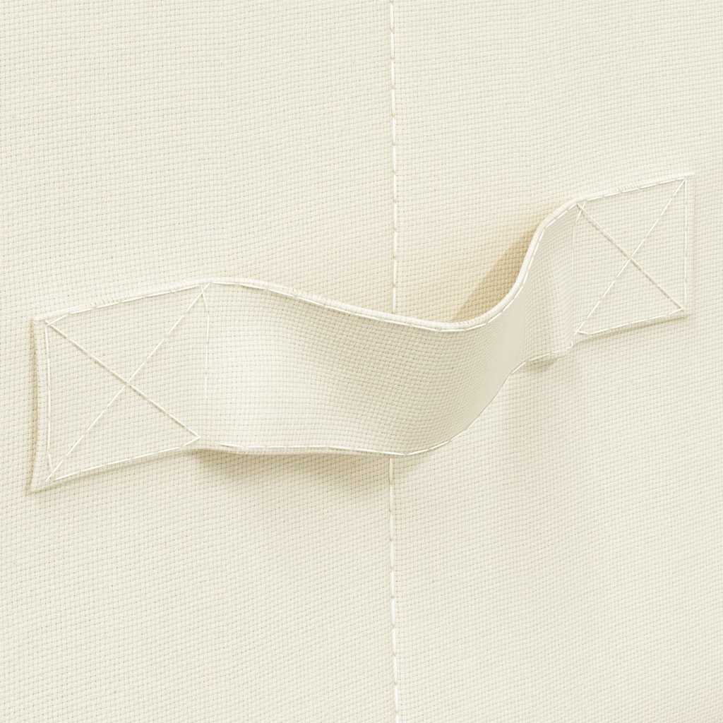 vidaXL Storage Boxes 2 pcs Fabric 70x40x18 cm Cream