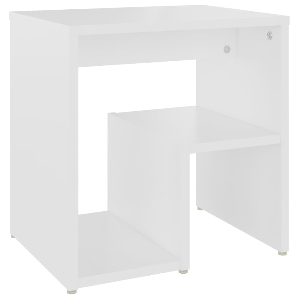 vidaXL Bed Cabinet White 40x30x40 cm Engineered Wood