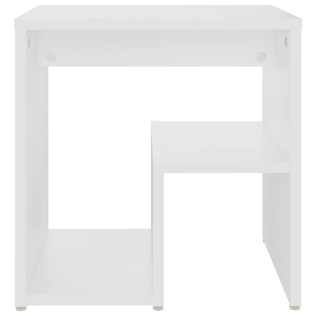 vidaXL Bed Cabinet White 40x30x40 cm Engineered Wood