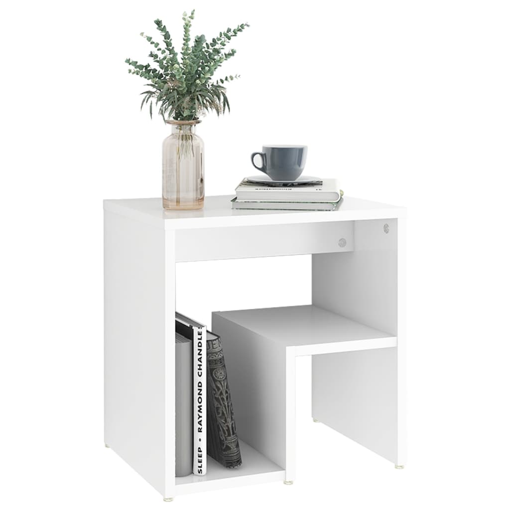 vidaXL Bed Cabinet White 40x30x40 cm Engineered Wood