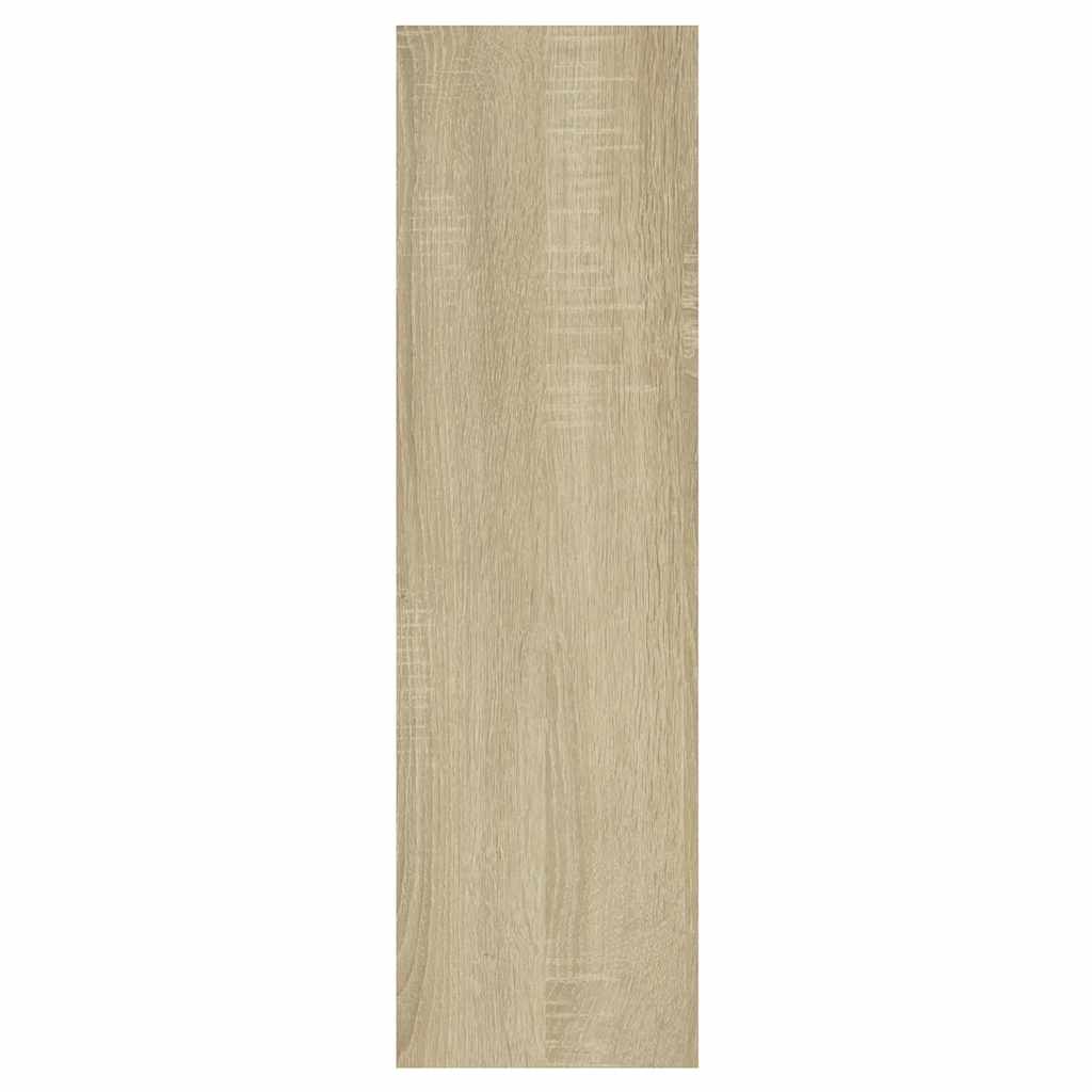 vidaXL Wall Shelf Sonoma Oak 75x16x55 cm Engineered Wood