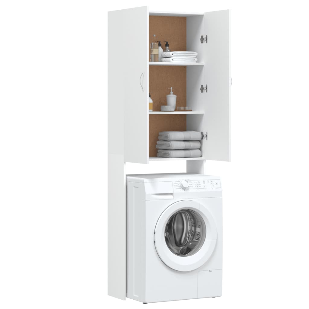 vidaXL Washing Machine Cabinet White 64x25.5x190 cm