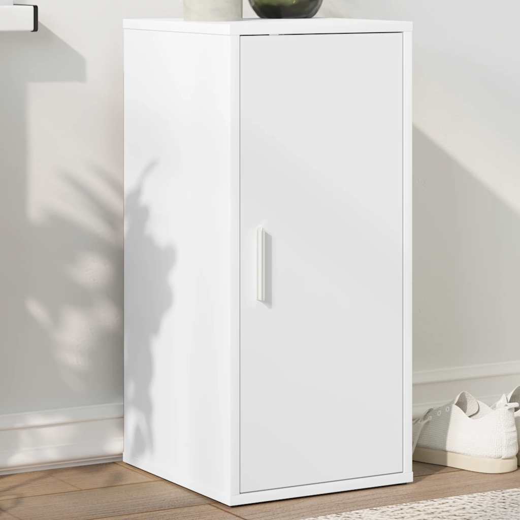 vidaXL Shoe Cabinet White 32x35x70 cm Engineered Wood