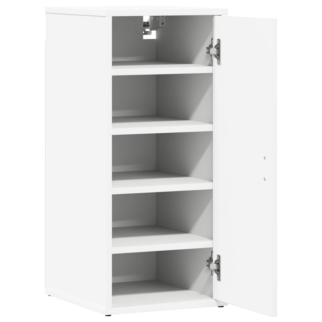 vidaXL Shoe Cabinet White 32x35x70 cm Engineered Wood