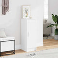 vidaXL Shoe Cabinet White 32x35x92 cm Engineered Wood