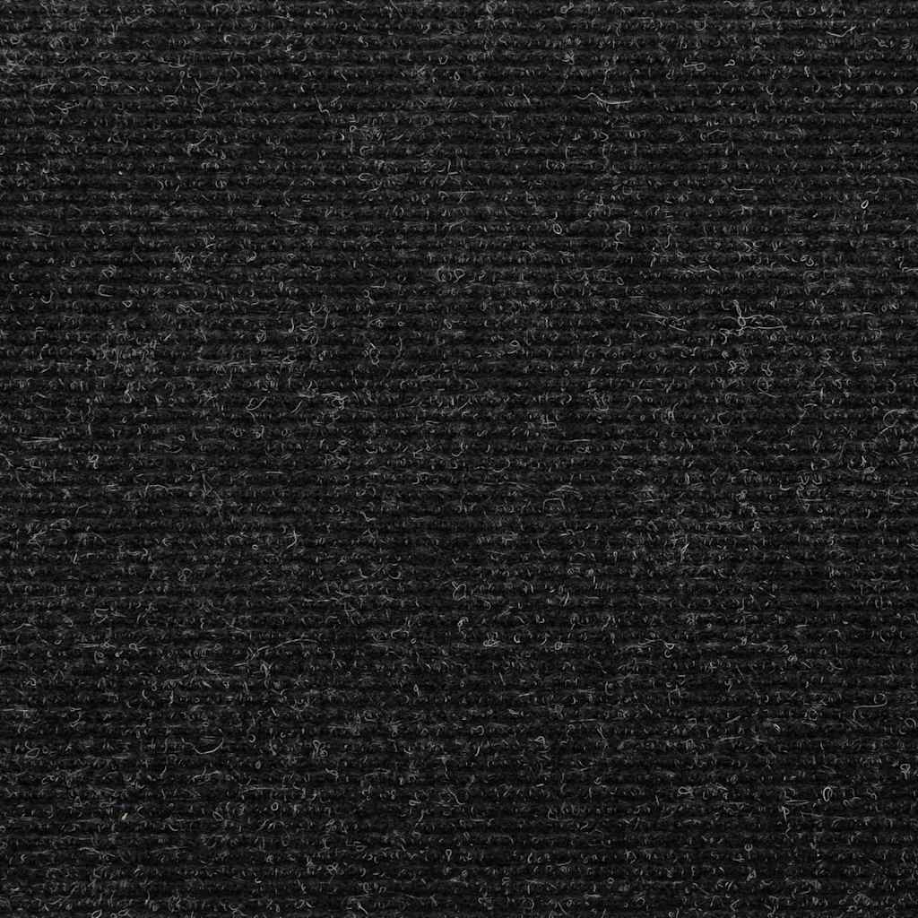 vidaXL Stair Mats Self-adhesive 15 pcs 56x17x3 cm Anthracite