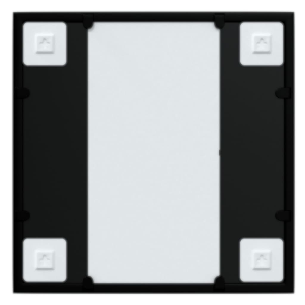 vidaXL Wall Mirror Black 40x40 cm Metal