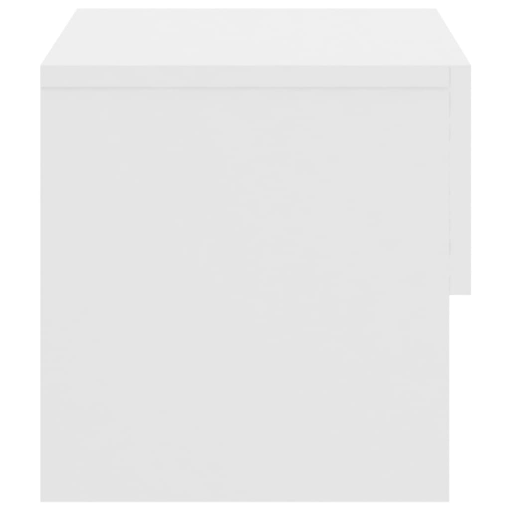 vidaXL Wall-mounted Bedside Cabinets 2 pcs White