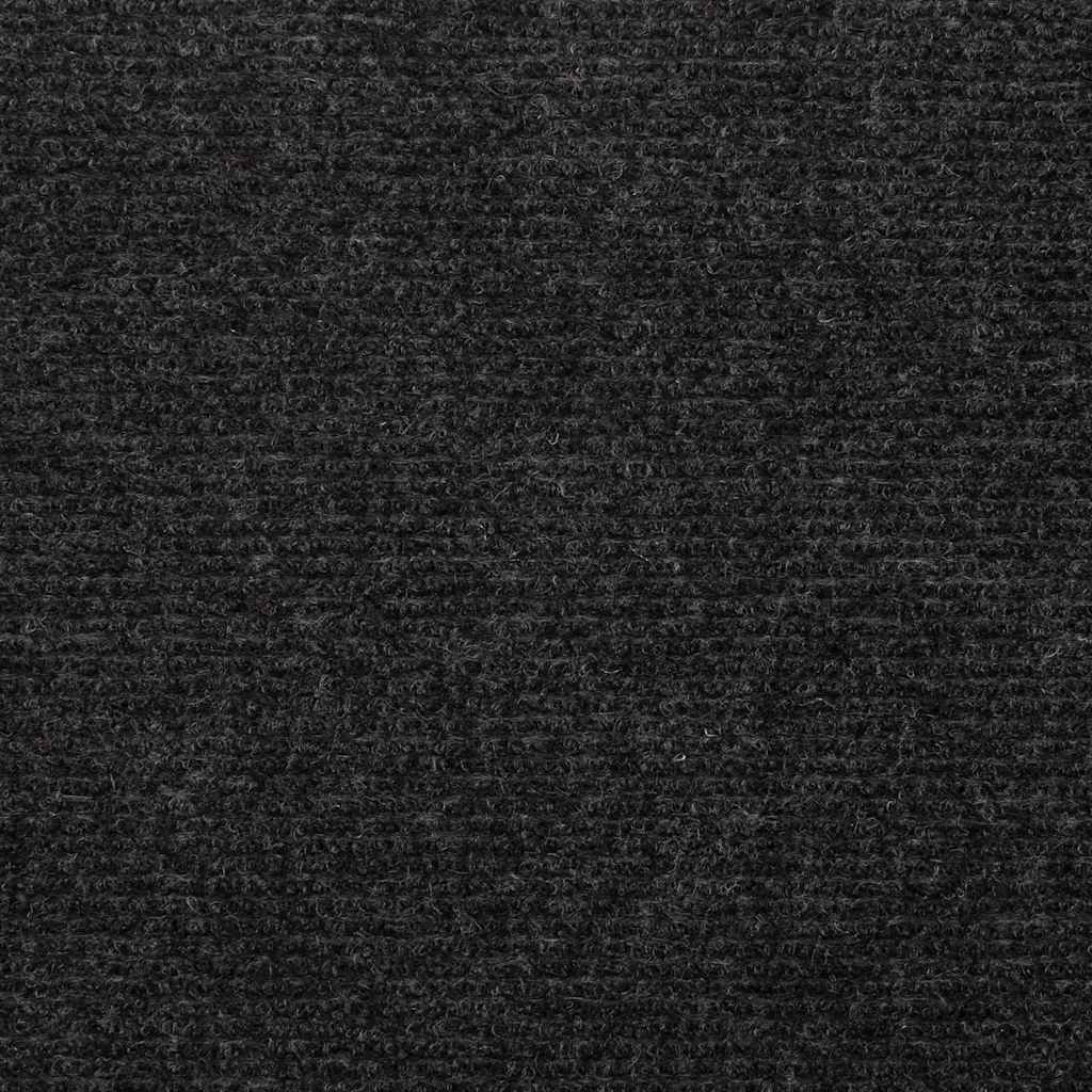 vidaXL Stair Mats Self-adhesive 15 pcs 65x24.5x3.5 cm Black