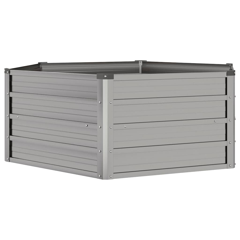 vidaXL Garden Raised Bed Rusty 129x129x45 cm Corten Steel