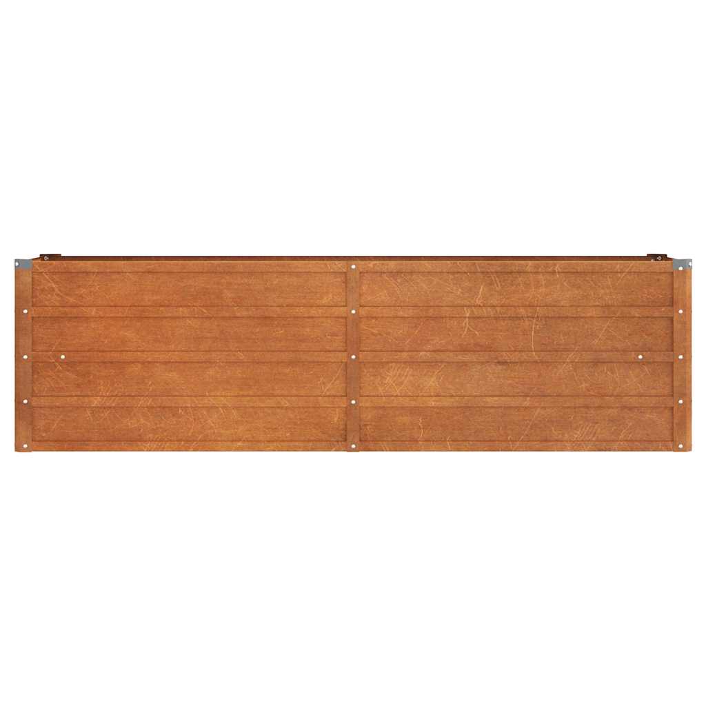 vidaXL Garden Raised Bed Rusty 160x40x45 cm Corten Steel