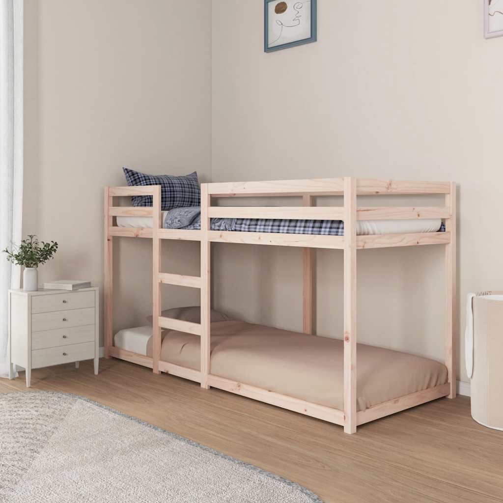 vidaXL Bunk Bed without Mattress 80x200 cm Solid Wood Pine