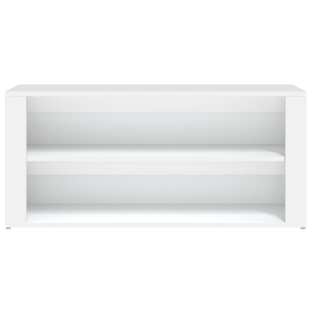 vidaXL Shoe Rack White 100x35x45 cm Engineered Wood