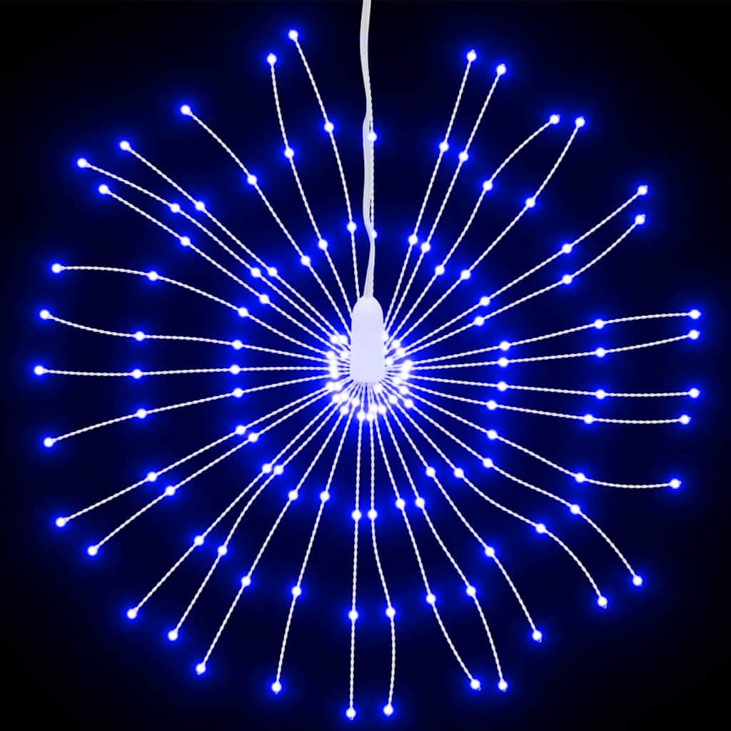 vidaXL Christmas Starburst Light 140 LEDs Blue 17 cm