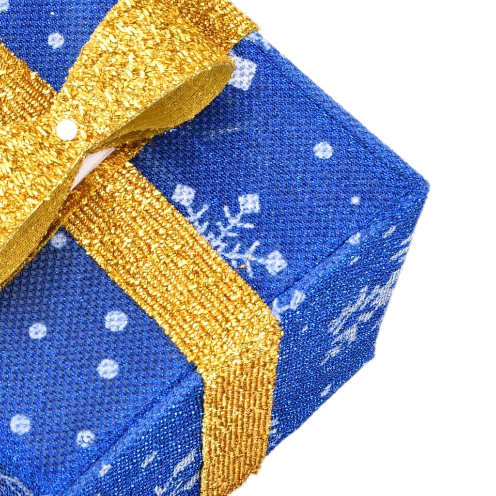 vidaXL Lighted Christmas Boxes 3 pcs 64 LEDs Warm White