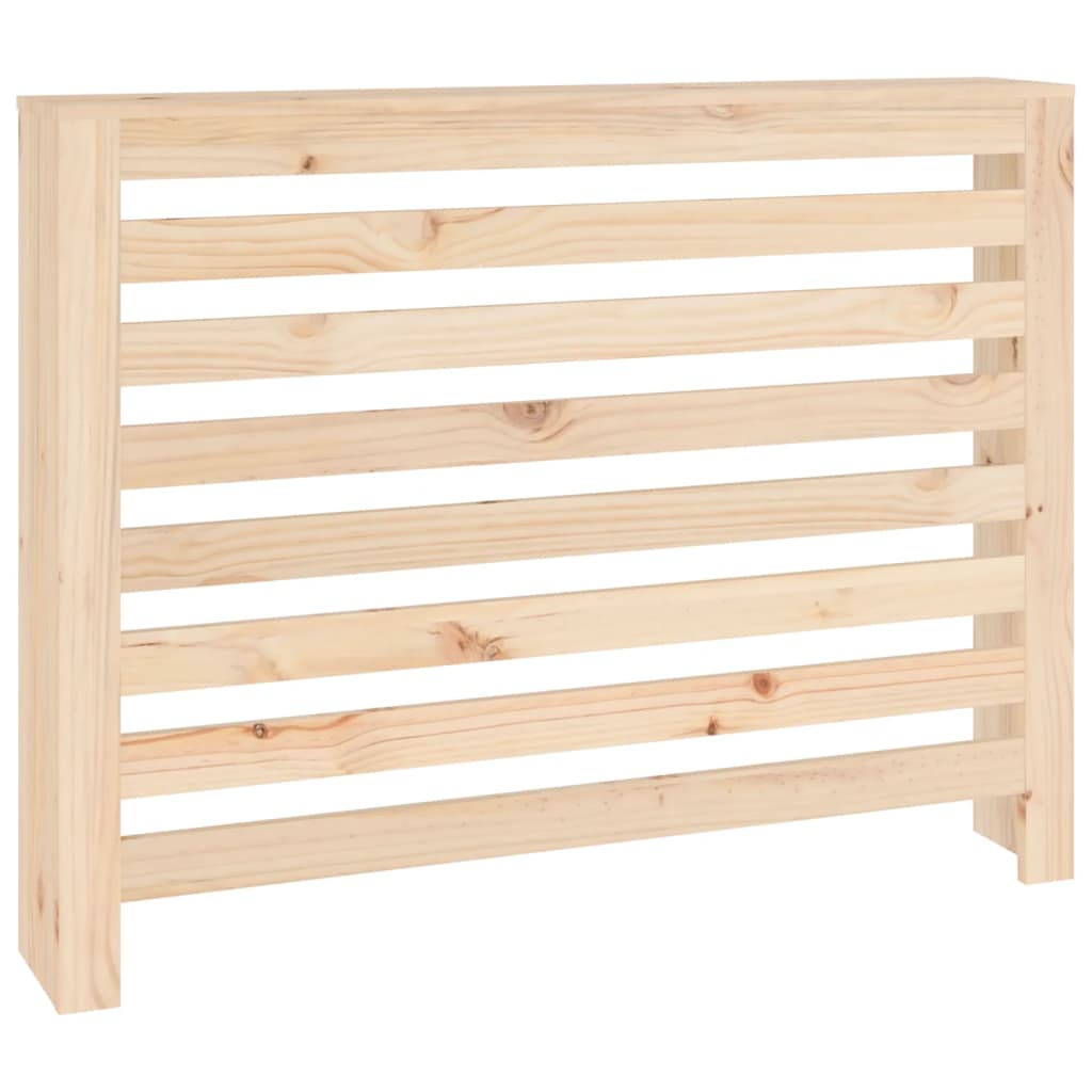 vidaXL Radiator Cover 108.5x19x84 cm Solid Wood Pine