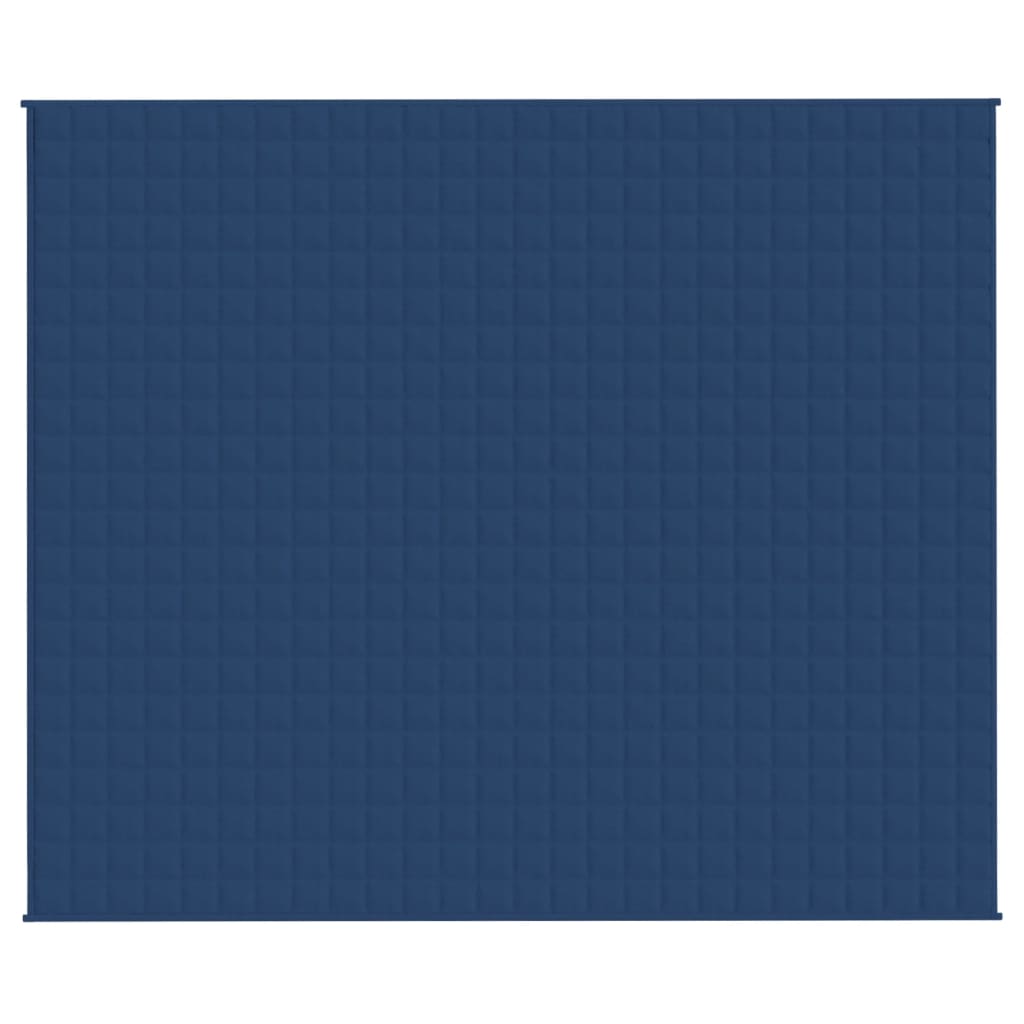 vidaXL Weighted Blanket Blue 220x260 cm 15 kg Fabric