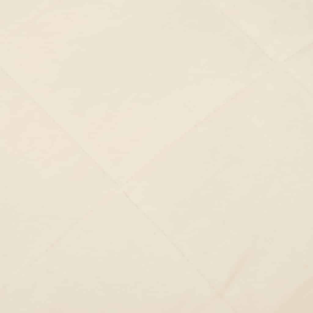 vidaXL Weighted Blanket Light Cream 120x180 cm 5 kg Fabric