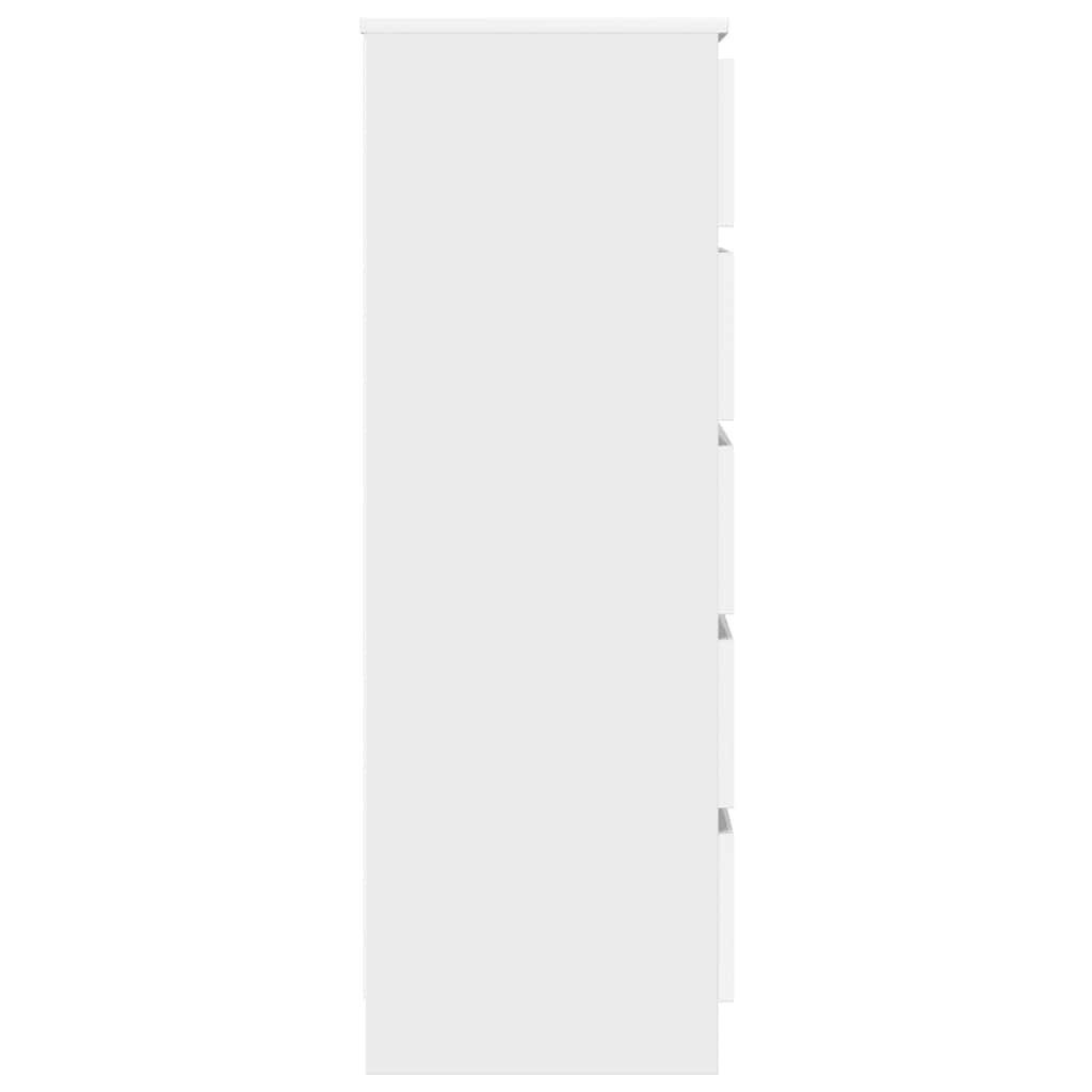 vidaXL Drawer Cabinet White 60x36x103 cm Engineered Wood