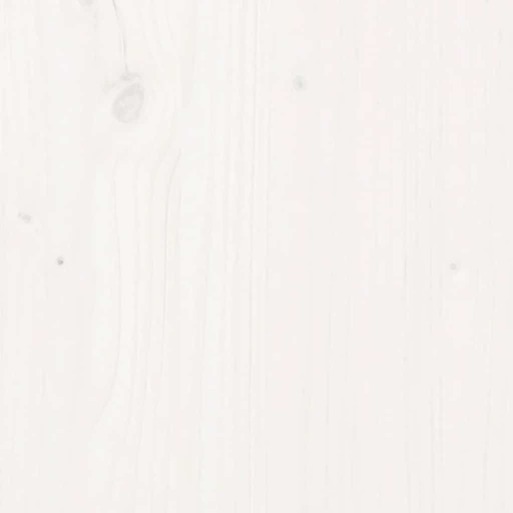 vidaXL Wall-mounted Shoe Racks 2 pcs White 59x9x23 cm Solid Wood Pine