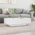 vidaXL Coffee Table White 100x49.5x31 cm Engineered Wood