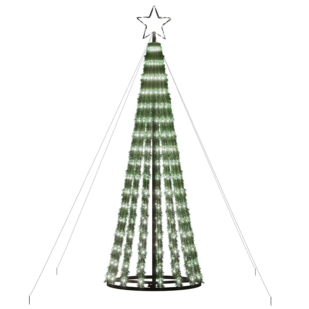 vidaXL LED Christmas Tree 275 LEDs Cold White 180 cm