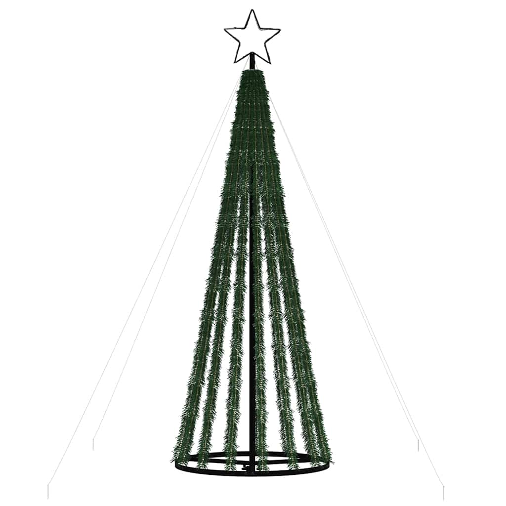vidaXL LED Christmas Tree 275 LEDs Cold White 180 cm