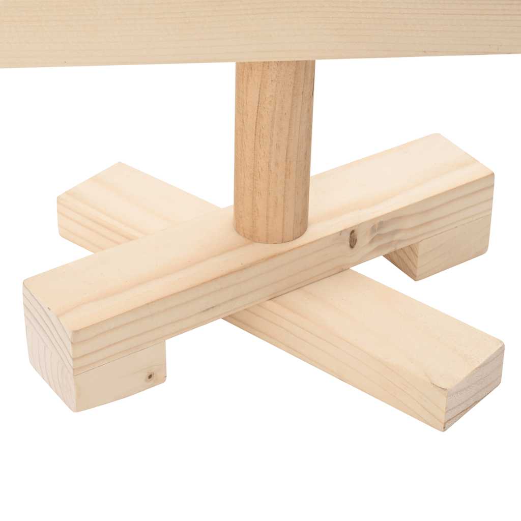 vidaXL Wooden Christmas Tree for Decoration 90 cm Solid Wood Pine