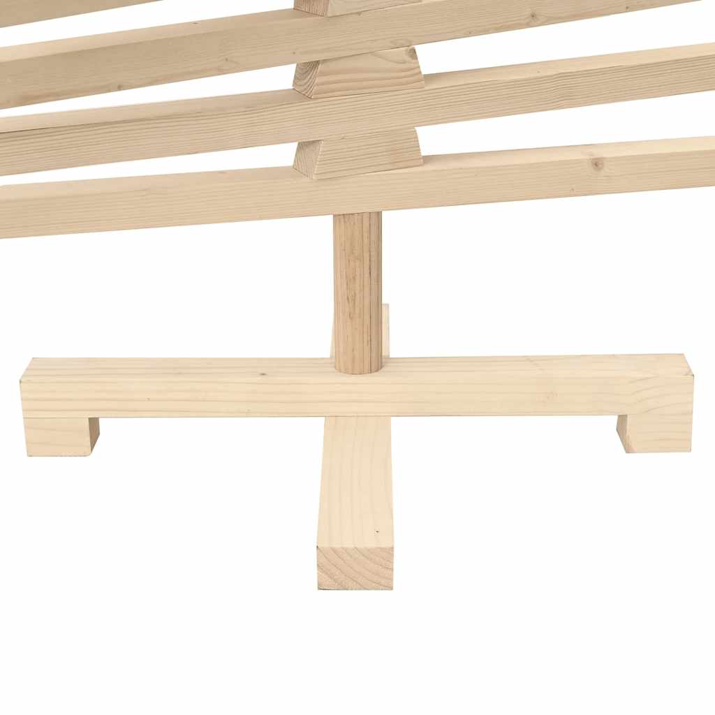 vidaXL Wooden Christmas Tree for Decoration 120 cm Solid Wood Pine