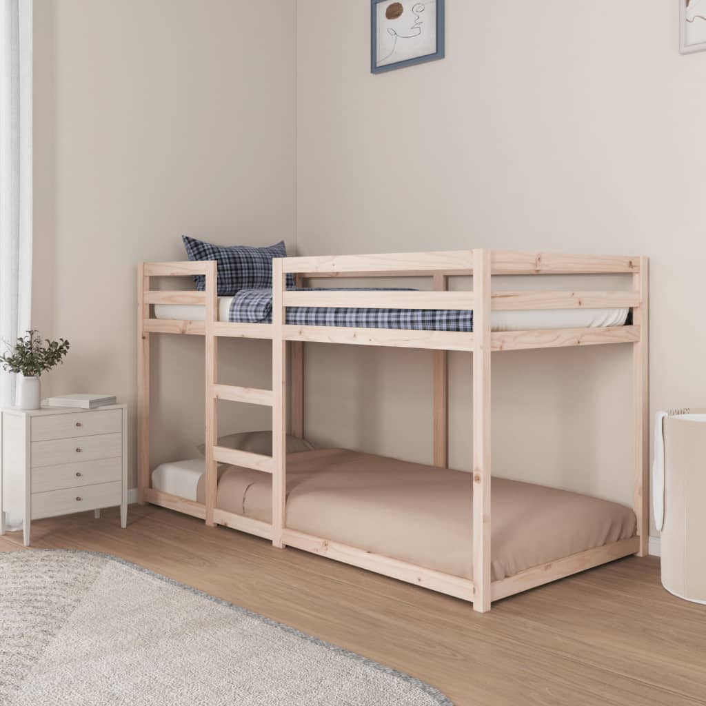 vidaXL Bunk Bed without Mattress 90x200 cm Solid Wood Pine