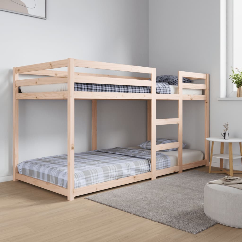 vidaXL Bunk Bed without Mattress 90x200 cm Solid Wood Pine