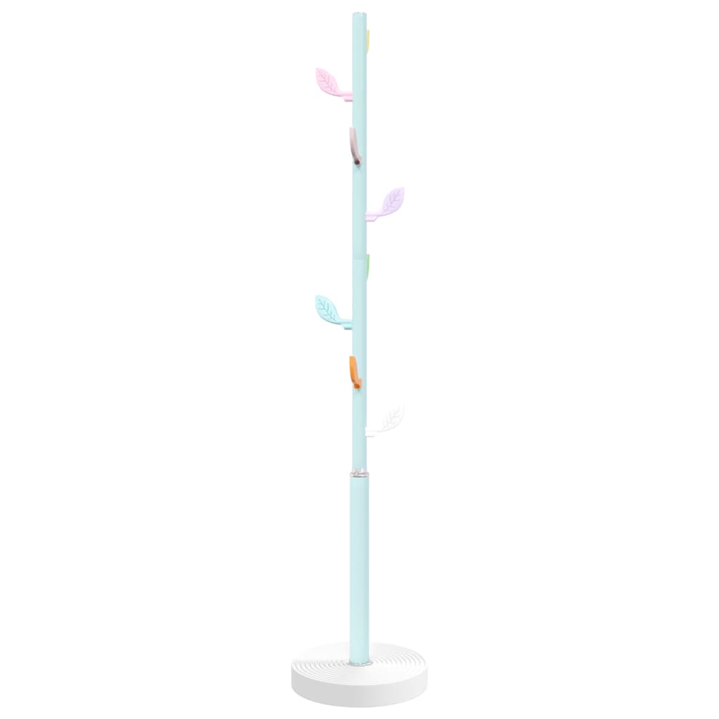 vidaXL Coat Stand Blue 172 cm Powder-coated Iron