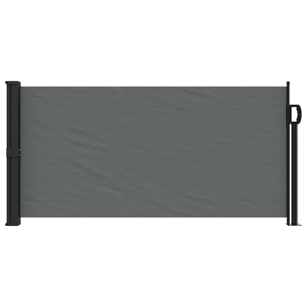 vidaXL Retractable Side Awning Anthracite 100x300 cm