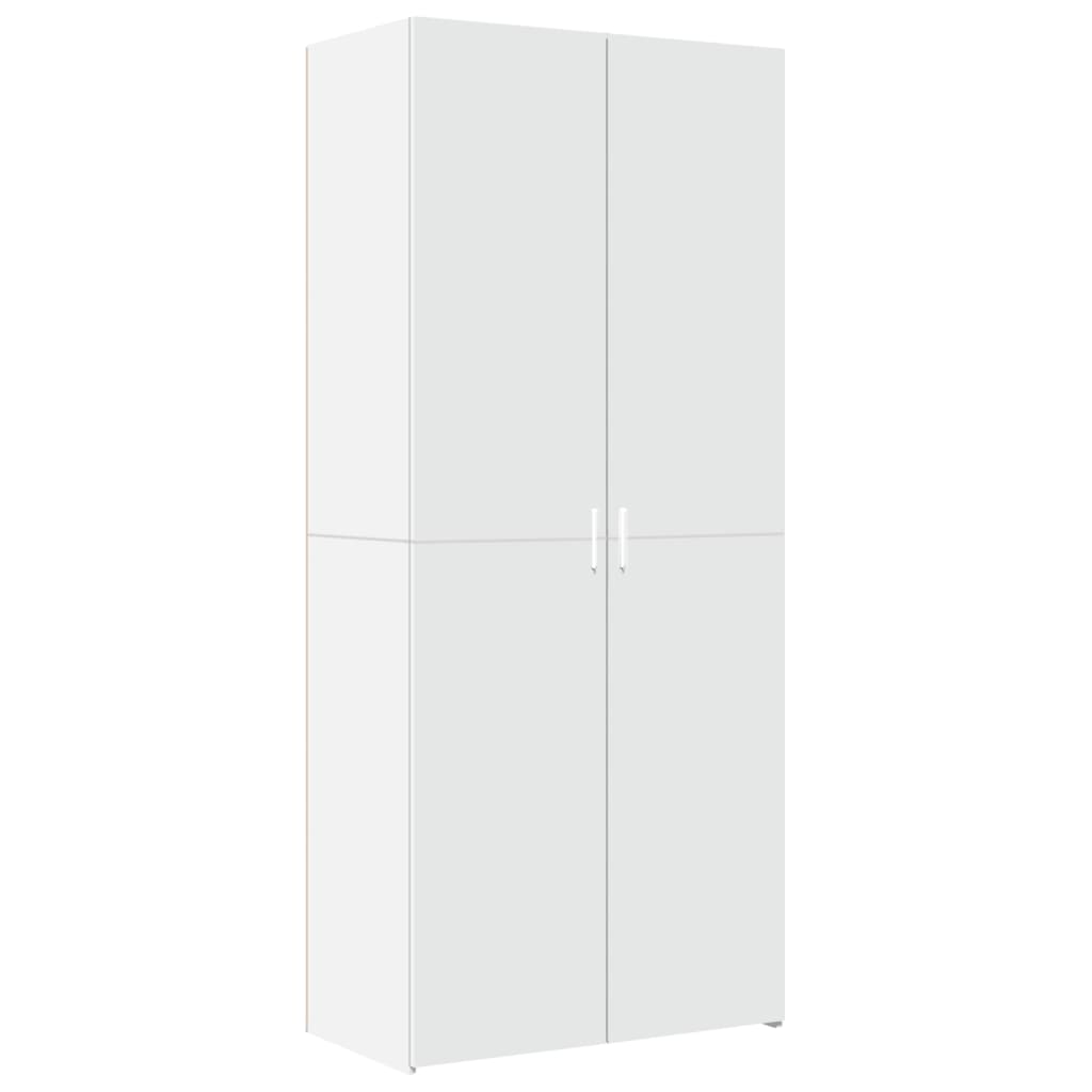 vidaXL Highboard White 80x42.5x185 cm Engineered Wood