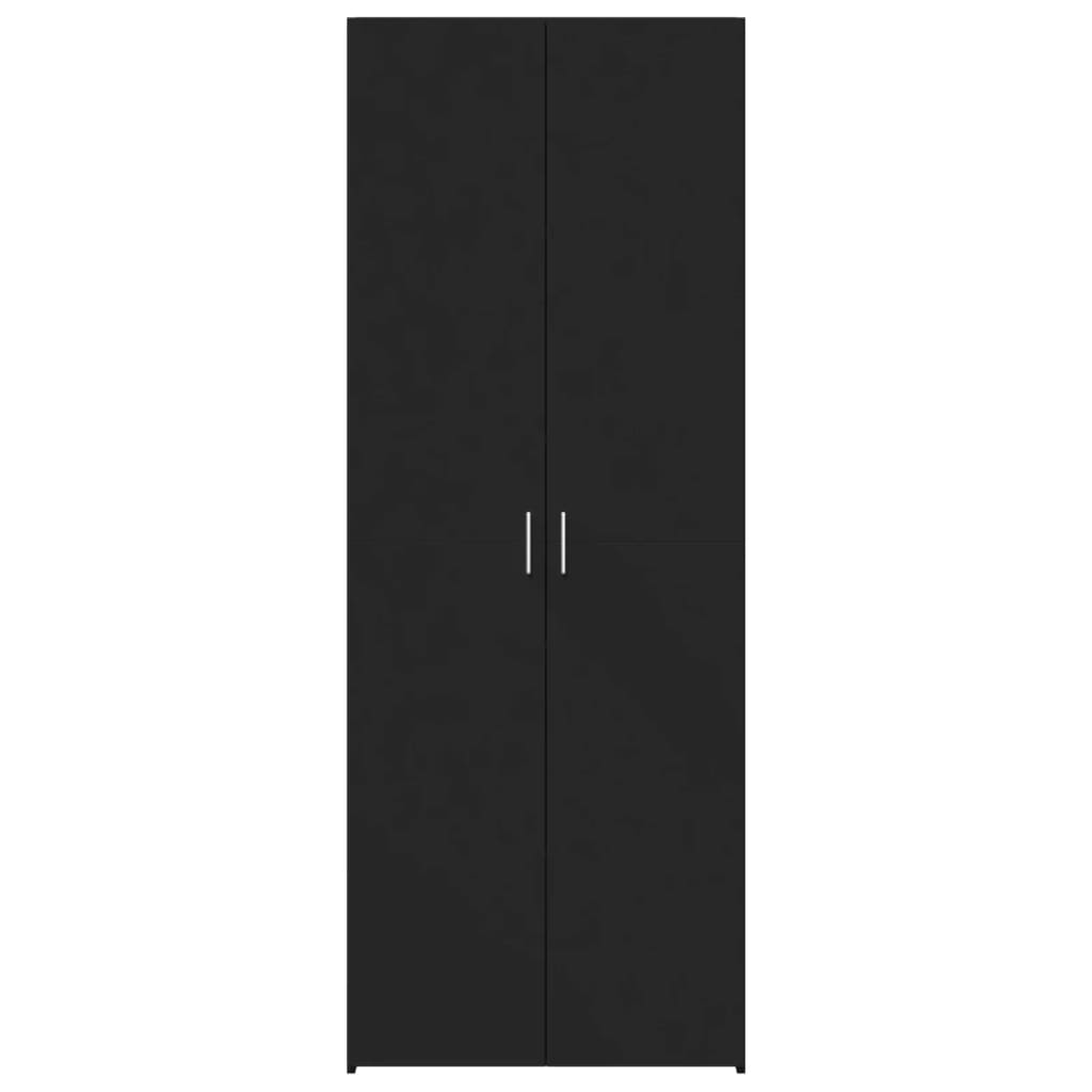 vidaXL Highboard Black 80x42.5x185 cm Engineered Wood