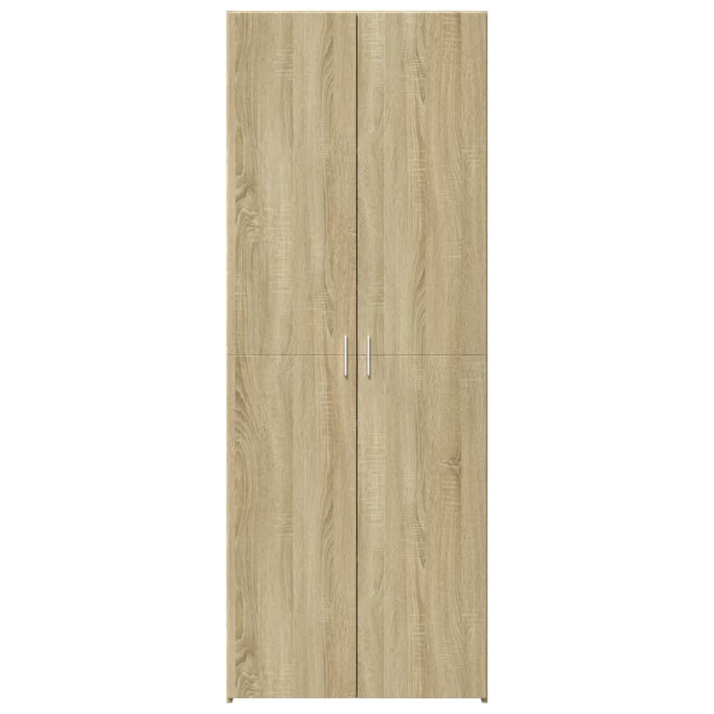 vidaXL Highboard Sonoma Oak 80x42.5x185 cm Engineered Wood