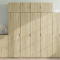 vidaXL Highboard Sonoma Oak 80x42.5x185 cm Engineered Wood
