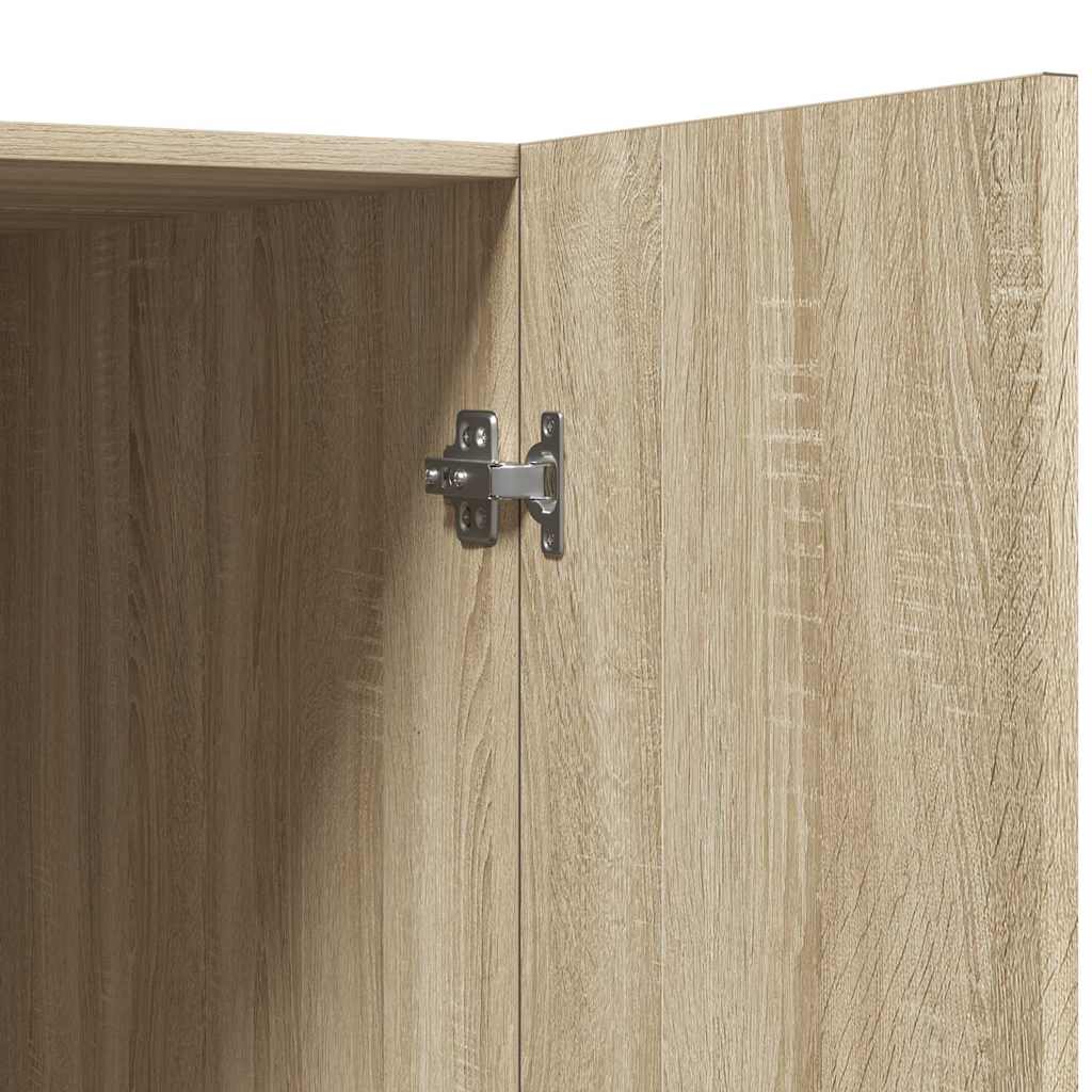 vidaXL Washing Machine Cabinet Sonoma Oak 70.5x71.5x91.5 cm