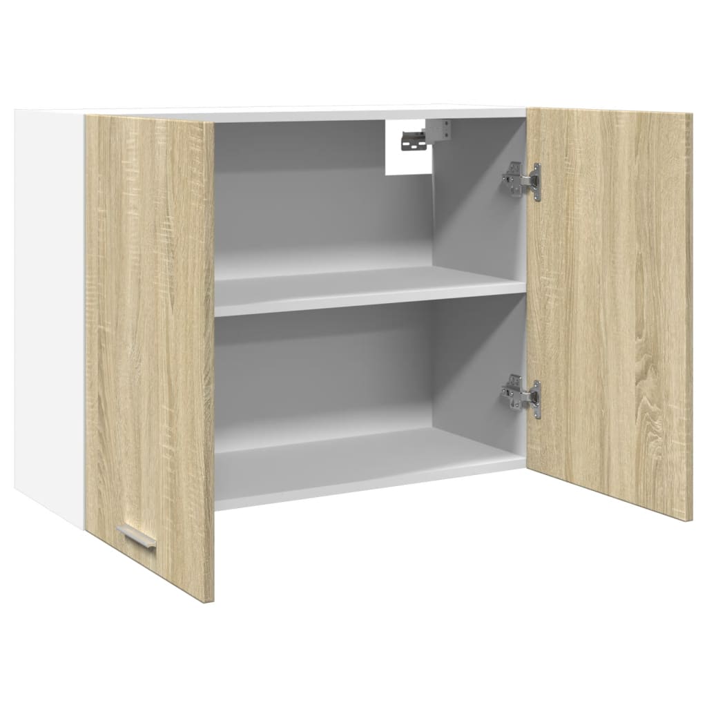 vidaXL Hanging Cabinet Lyon Sonoma Oak 80x31x60 cm Engineered Wood
