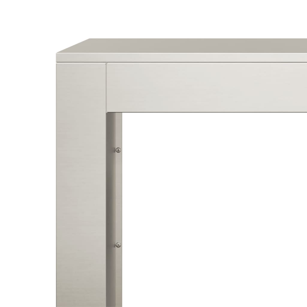 vidaXL Firewood Rack 100x40x80 cm Weathering Steel