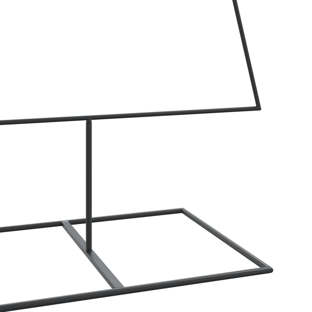 vidaXL Metal Christmas Tree for Decoration Black 210 cm