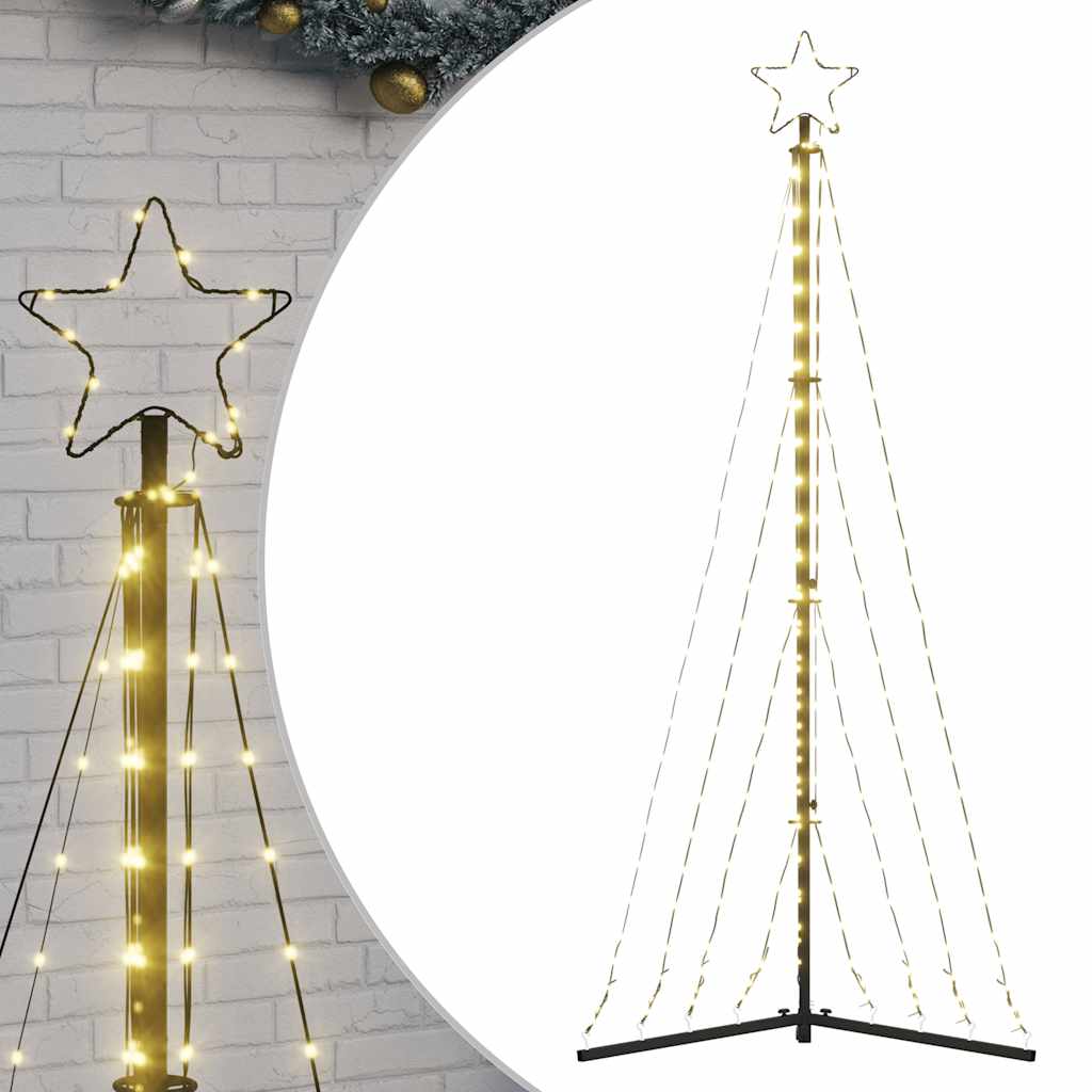 vidaXL LED Christmas Tree 339 LEDs Warm White 187 cm