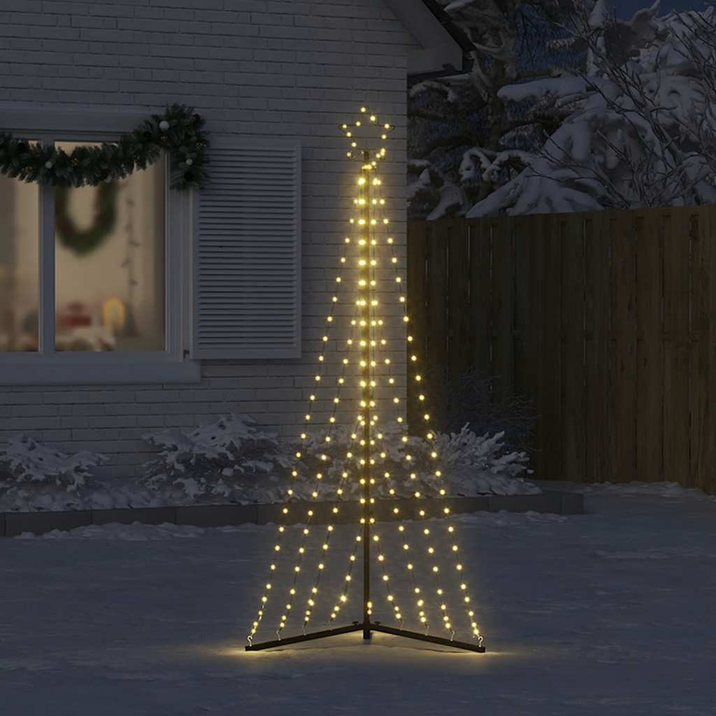 vidaXL LED Christmas Tree 339 LEDs Warm White 187 cm