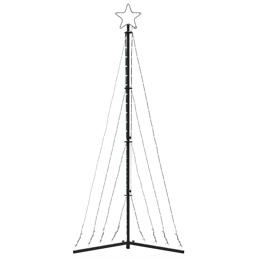 vidaXL LED Christmas Tree 339 LEDs Warm White 187 cm