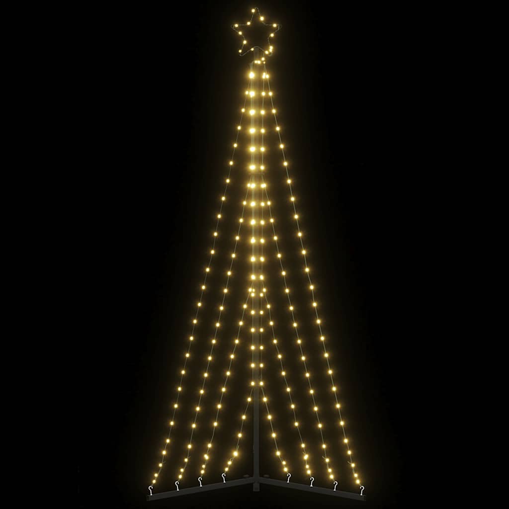 vidaXL LED Christmas Tree 339 LEDs Warm White 187 cm