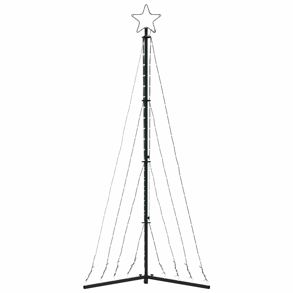 vidaXL LED Christmas Tree 339 LEDs Cold White 187 cm