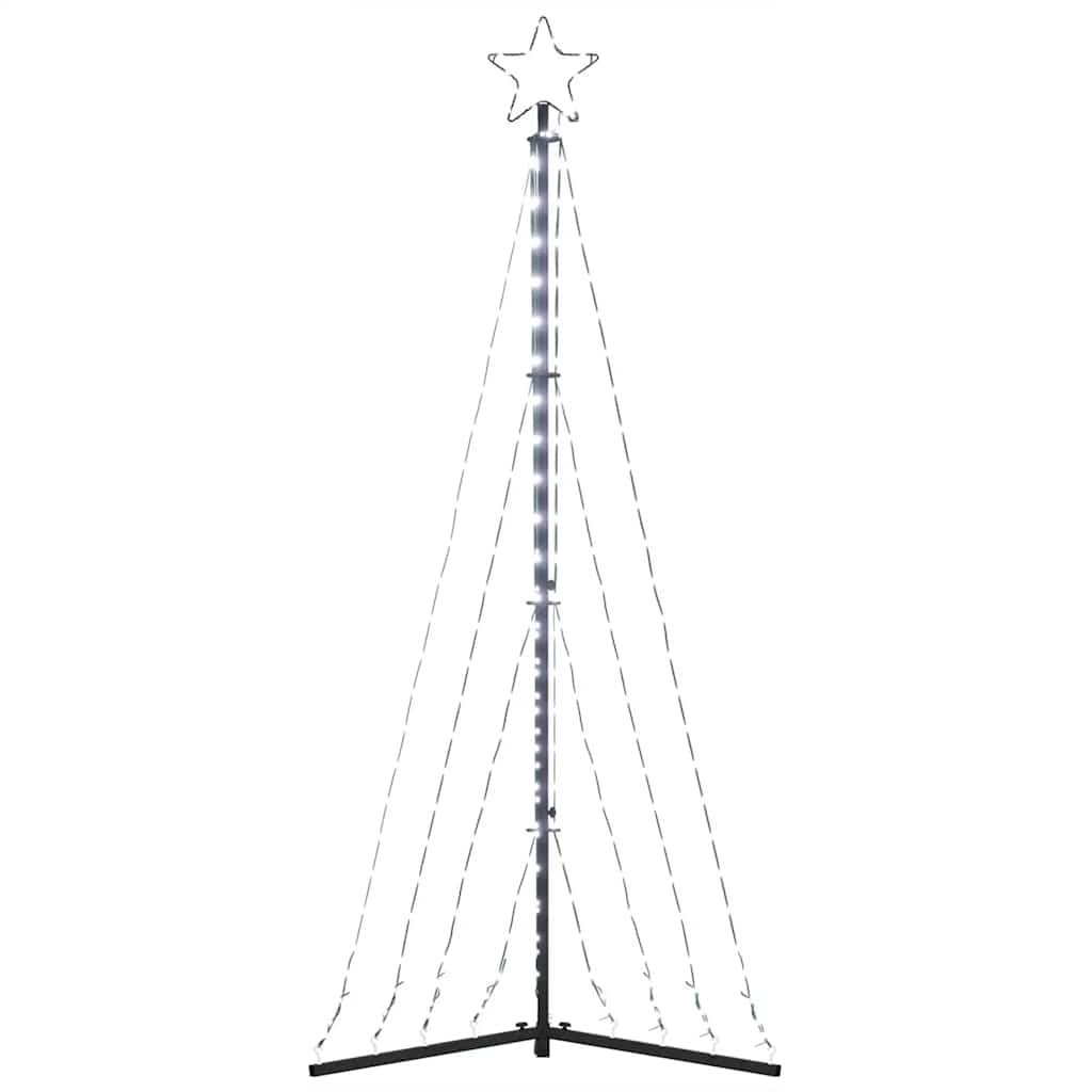 vidaXL LED Christmas Tree 339 LEDs Cold White 187 cm