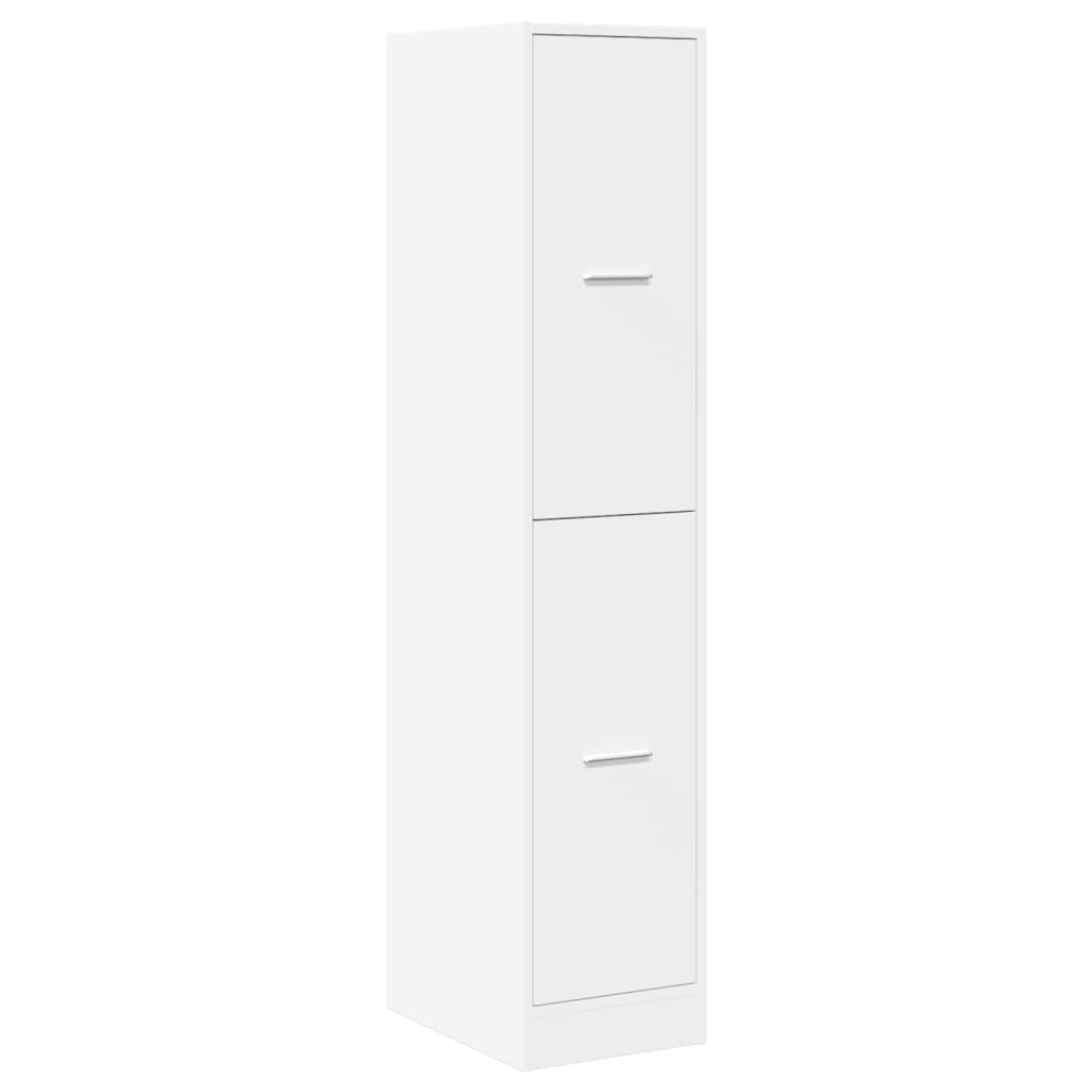 vidaXL Apothecary Cabinet White 30x41x144.5 cm Engineered Wood