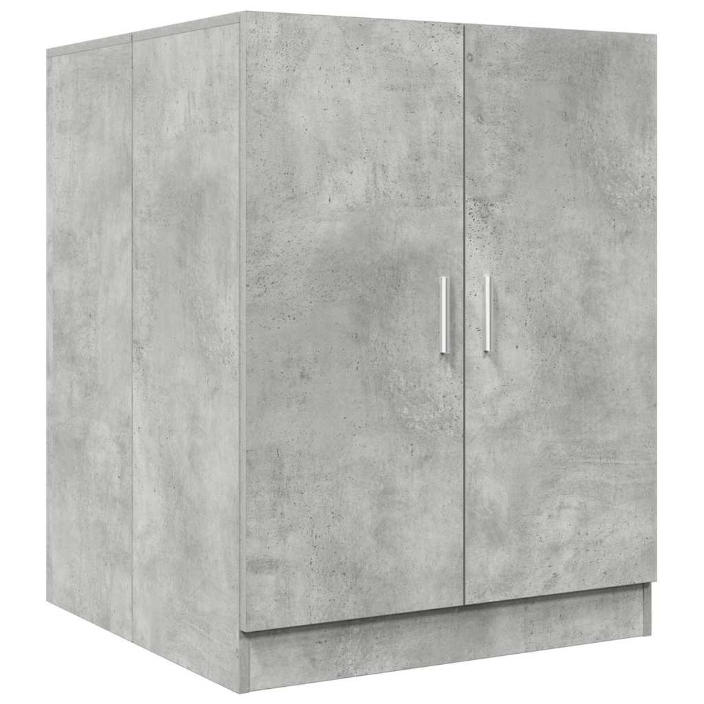 vidaXL Washing Machine Cabinet Concrete Grey 70.5x71.5x91.5 cm